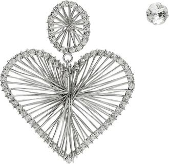 Isabel Marant Silver Eden Asymmetrical Earrings