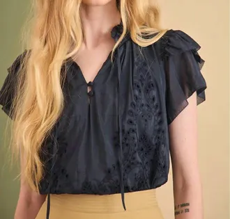 Hunter Bell Millie Top In Midnight