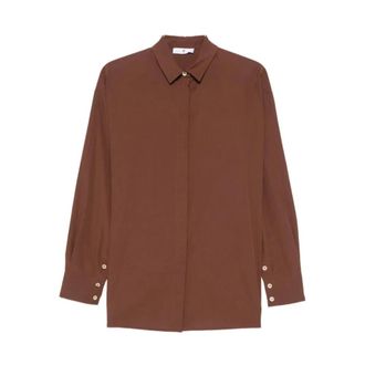 Pantaloni Torino Shirts, female, Brown, Size: M Gaia Shirt
