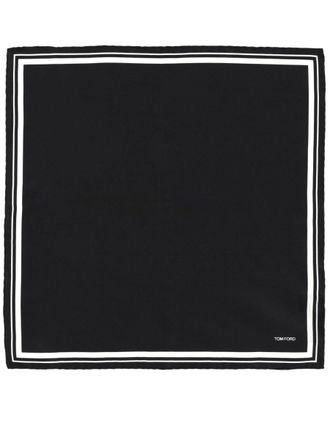 Tom Ford Silk Pocket Handkerchief - Black