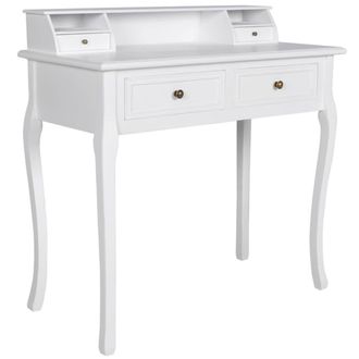 Berkfield Home Modern Vanity Makeup Table in White