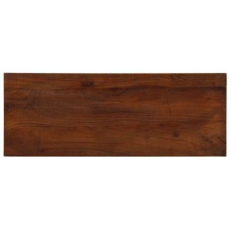 vidaXL vidaXL Piano Tavolo 80x30x3,8 cm Rettangolare in Massello di Recupero
