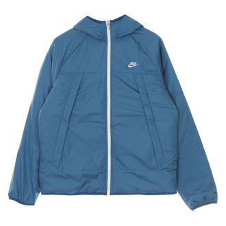 Nike Omkeerbare waterafstotende capuchonjas - Heren - Ski Jassen - Blauw - M - Polyester - Fitness
