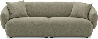 Castlery Auburn Sofa Customized, Performance Classic Twill Moss, Spill Resistant, Modular for Sofas by Castlery