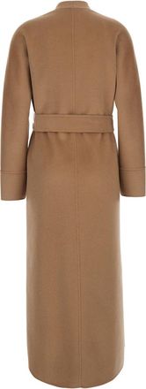 Max Mara Womens Coat Nodo Beige Wool