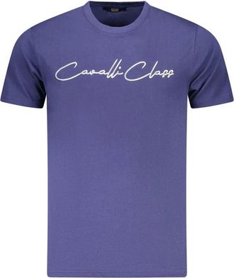 Cavalli Hombre, Camisetas, Azul, Talla: XL