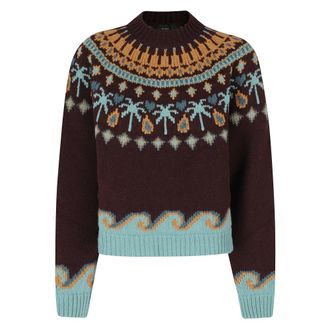 Alanui Maglione Sweet Winter - - Knitwear - Donna - Marrone - S