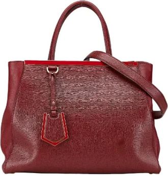 Fendi Pre-owned Handbags, female, Red, Size: ONE SIZE Pre-owned Leather handbags