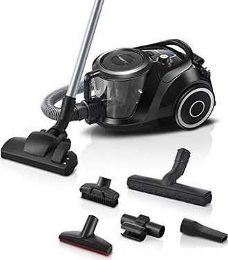 Bosch Serie 6, Aspirador Sin Bolsa, Negro, Bgc41xsil