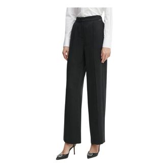 Karl Lagerfeld Dames, Broeken, Zwart, Maat: S