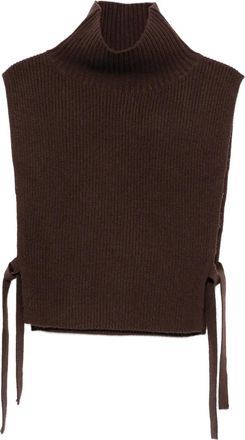 Maje Sciarpa con nodo - Marrone