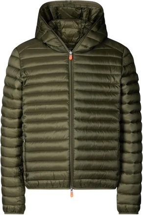 Save The Duck Groene Jas Aw 25 Lichtgewicht Nylon Ontwerp - Heren - Winterjassen - Groen - S - Nylon - Jassen