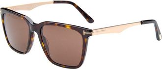 Tom Ford Mens Garrett 56Mm Sunglasses