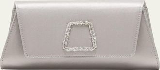 Akris Anouk Mini Crystal Satin Clutch Bag