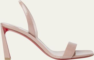Christian Louboutin 85mm Condora Leather Slingback Sandals
