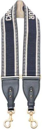 Dior Pre-owned Accessories, female, Blue, Size: ONE SIZE Pre-owned Shoulder Strap