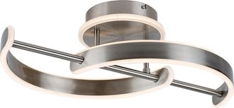 Rabalux Plafoniera Moderna Cromo Satinato Led 30w Rabalux Jarnelle