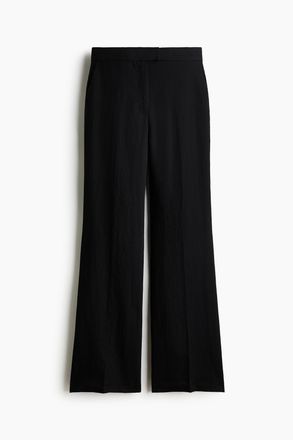 H&M Elegante Hose mit Bootcut - Schwarz