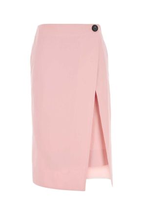 Bottega Veneta Roze Twill Rok