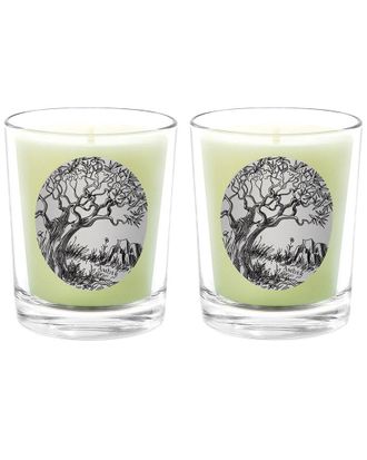 Qualitas Amber Two Scented Beeswax Candle Set