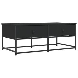 vidaXL Mesa De Centro Madera De Ingenier&iacute;a Negro 100x51x40 Cm Vidaxl