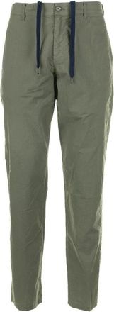 Aspesi Broeken - Heren - Straight fit broeken - Groen - XL - Broeken