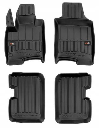 Proline Alfombrillas Y Limpiaparabrisas De Goma Para Fiat Panda 3 Iii De 2011 A 2021, Canales 3d