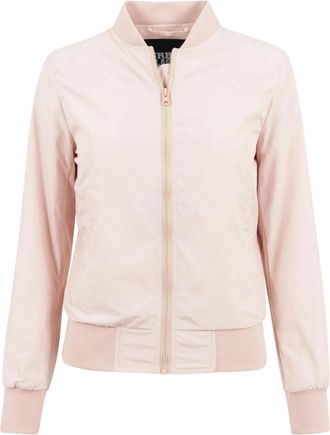 Urban Classics Dames/Dames Lights Bomberjack (Lichtroze)