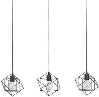 Eglo Eglo - straiton sospensione 3 luci nero CM.90,5X24 H110