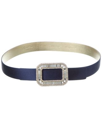 Roger Vivier Pilgrim Satin Belt