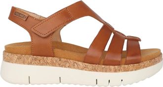 Pikolinos Bruine Damessandaal - Palma Stijl - Dames - Sandalen - Bruin - 40 EU - Leer - Schoenen