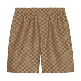 Gucci Hombre, Pantalones cortos, Marr&oacute;n, Talla: L