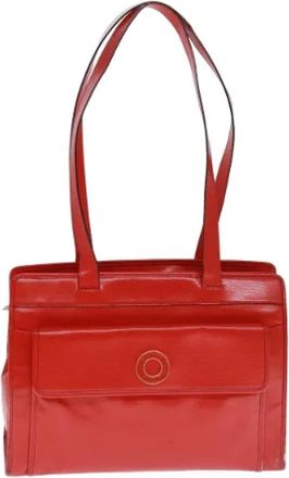 Celine Pre-owned Leather celine-bags - Dames - Vintage Schoudertas - Rood - ONE Size - Leer - Vintage