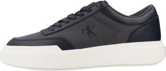Calvin Klein Schoenen, Heren, Blauw, 43 EU, Chunky Cups Vetersluiting Oxf