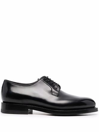 Santoni lace-up derby shoes - Black