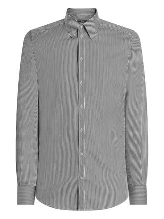 Dolce & Gabbana Camicia In Cotone A Righe-Uomo