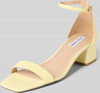 Steve Madden Sandalette aus Leder mit Blockabsatz Modell Gena in GELB, Gr&ouml;&szlig;e 36