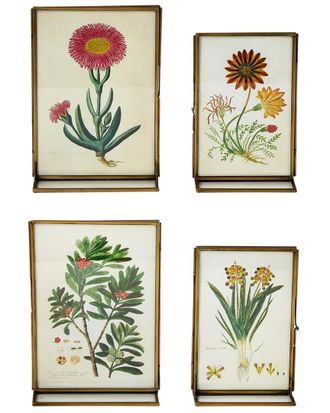 Two's Company Set Of 2 Double Sided Metal Photo Frames