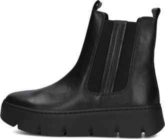 Gabor Schoenen, Dames, Zwart, 40 EU, Wol, Zwarte Enkelboots, Stijlvol en Comfortabel