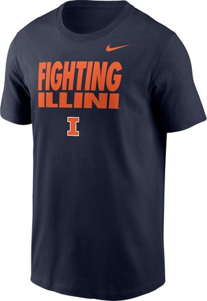 Nike Mens College (Illinois) Dri-FIT T-Shirt in Blue | IW0555-421