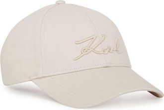 Karl Lagerfeld Cappello da baseball K/Signature - Toni neutri