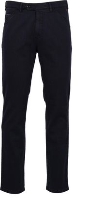 Meyer Mens Chicago Cotton Trouser Navy - Blue - Size 34W/34L