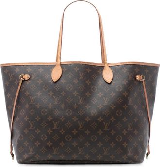 Louis Vuitton Borsa tote Neverfull GM con monogramma 2019 - Marrone