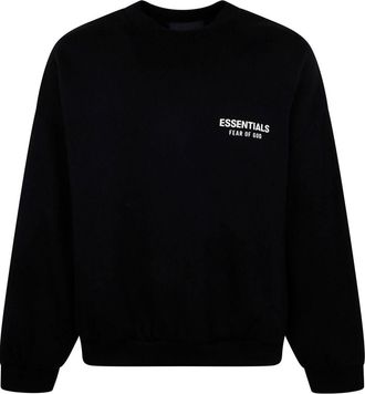 Fear of God logo-print sweatshirt - Black