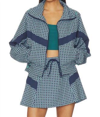 Beach Riot Casen Zip Jacket In Twilight Tides