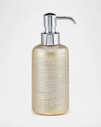 Labrazel Woven Metallic Pump Dispenser with Nickel Polished Top