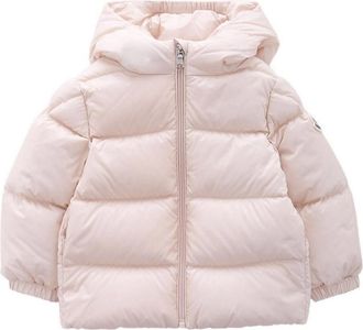 Moncler Pink Hooded Down Jacket