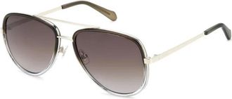 Fossil Druppelvormige Zonnebril - Heren - Zonnebrillen - Groen - ONE Size - Accessoires