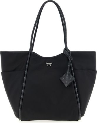MCM Black Aren XL tote