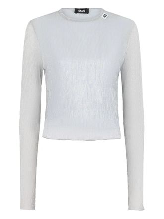 GCDS Rouches top - Silver